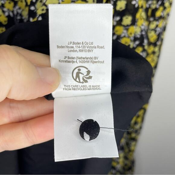 Boden Zoe Frill Detail Blouse Size 4 - Picture 9 of 10